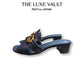Modern "Christian Dior" 30 Montaigne Heeled Mules