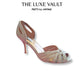 Modern Badgley Mischka Silver Gold Sparkle Tatiana Heels Shoes