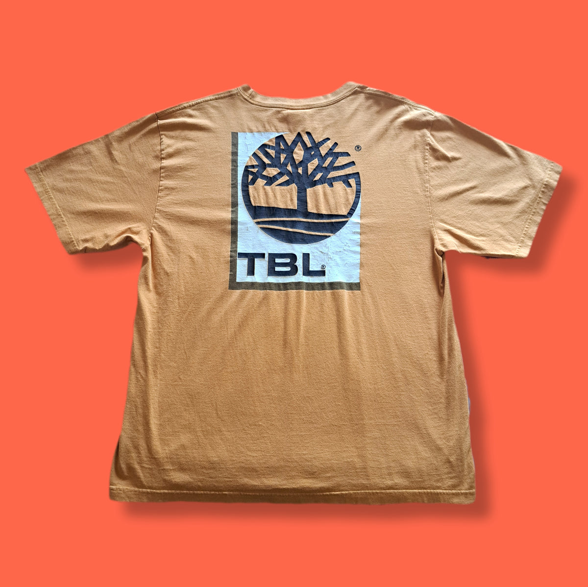 90's Vintage Timberland Tree Double Graphic T-shirt