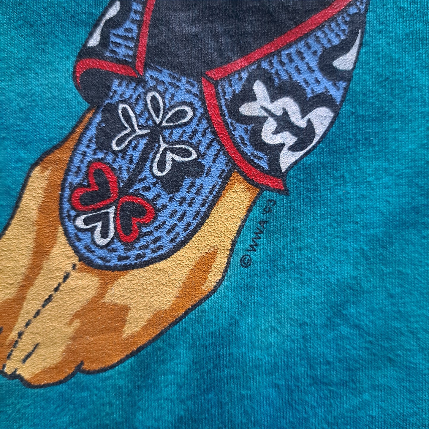 Vintage "Buffalo Billies Wild West Artwear" Tie-dye T-shirt