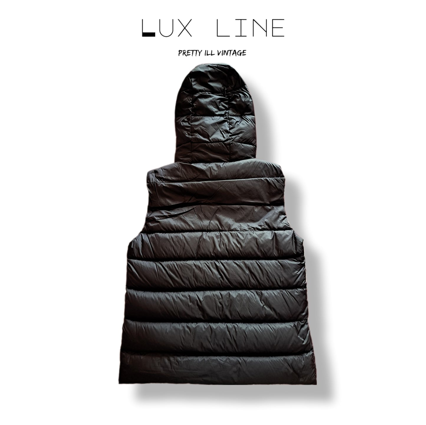 Modern "Moncler" Black Down Montreuil Puffer Quilted Vest