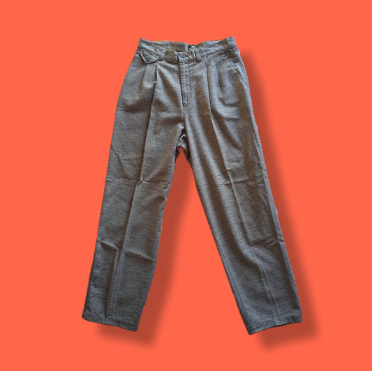 Vintage Houndstooth "Lee Casuals" Mid Waist Mid Rise Pants