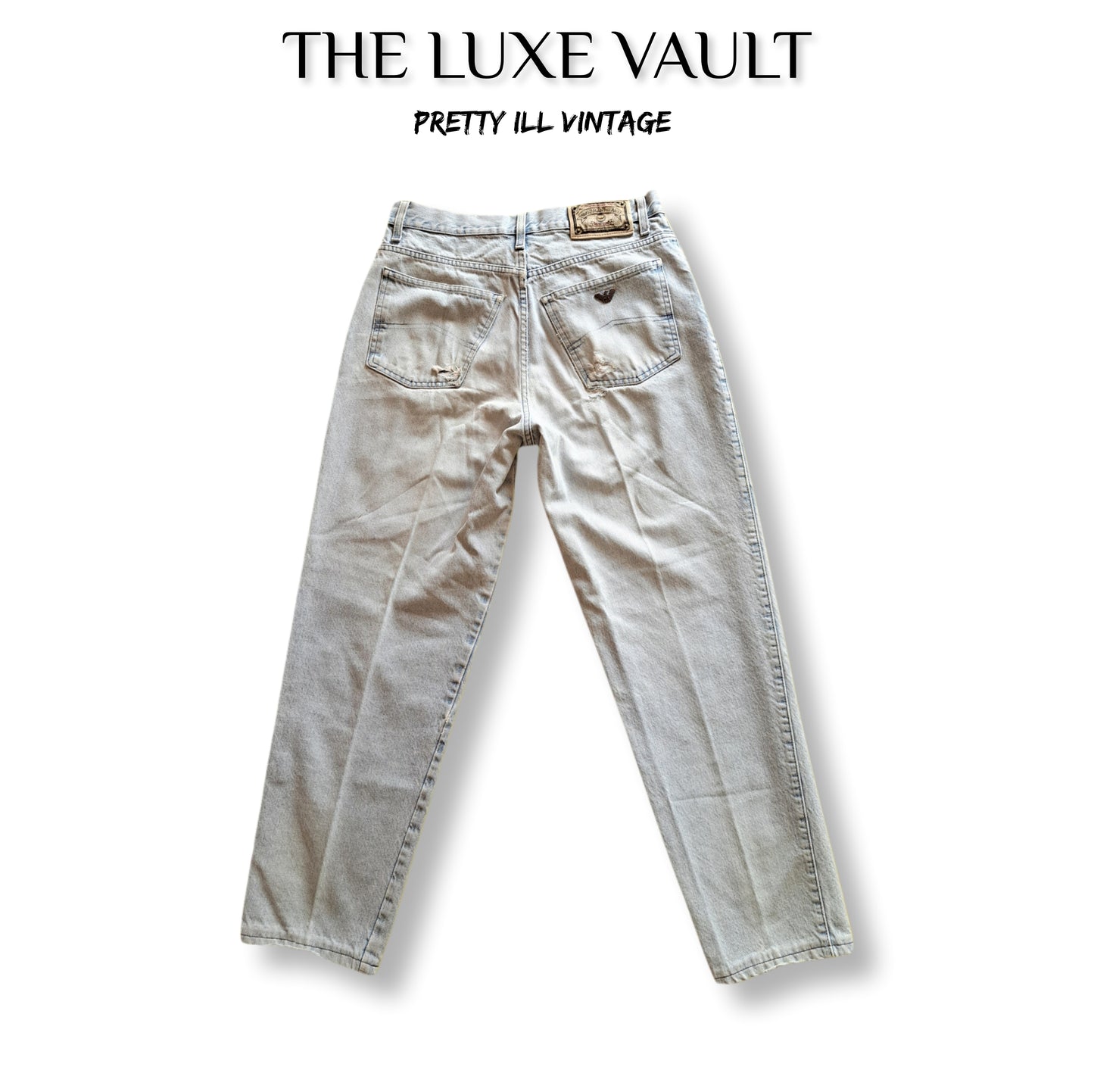 Vintage "Armani Jeans" Loose Fit Boyfriend Jeans