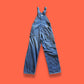 Vintage LEE Jelt Denim Sanforized Distressed Workwear Bibs Overalls Coveralls Dungarees