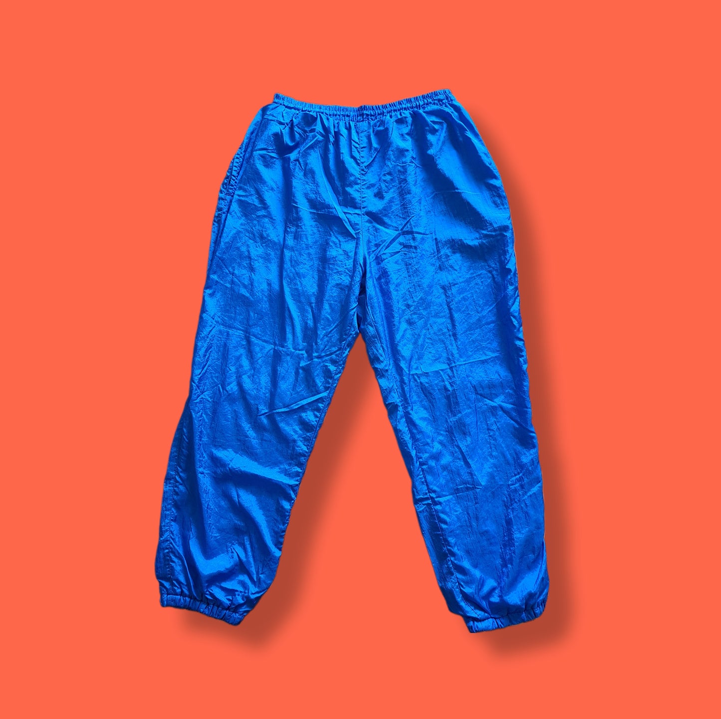 Vintage "Royal Blue" Joggers Track Pants - 90's