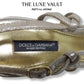 Y2K Vintage Dolce and Gabbana Metallic Gold Wedge Platform Sandals