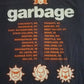 1998 "Garbage Version 2.0" Tour Concert Band T-shirt