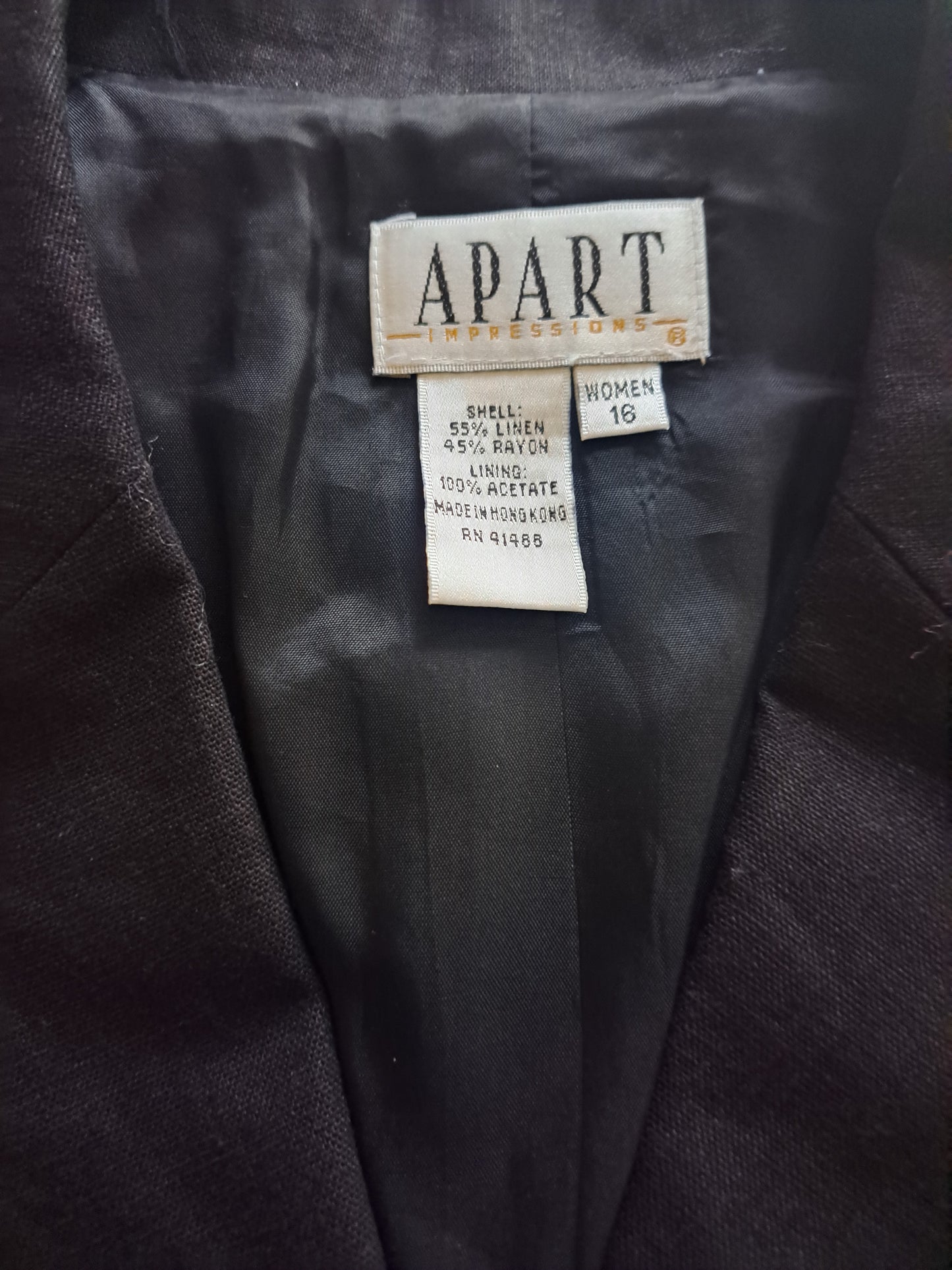 Vintage "Apart Impressions" Cut Out Blazer