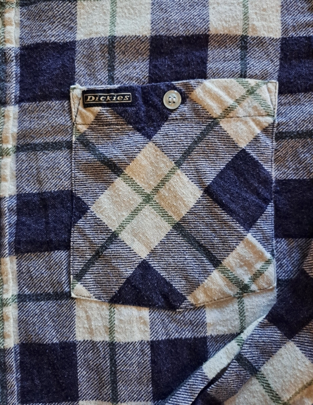 Vintage Classic Plaid "Dickies" Flannel