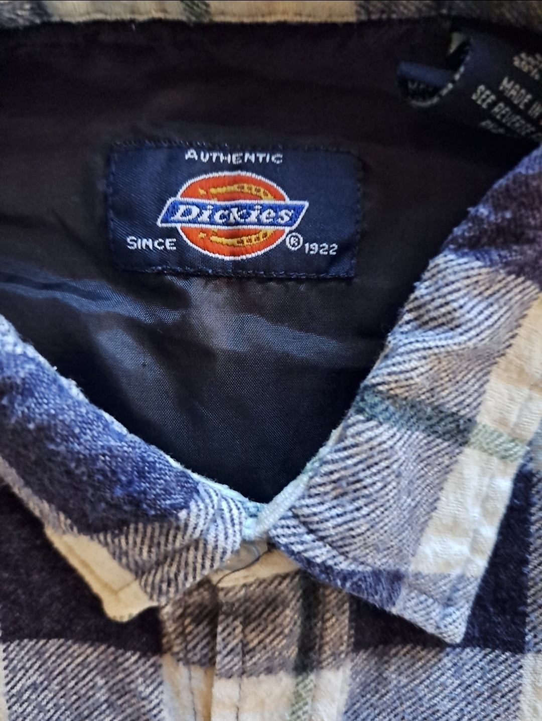 Vintage Classic Plaid "Dickies" Flannel