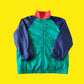 Vintage "Current Seen" Windbreaker Jacket - Green