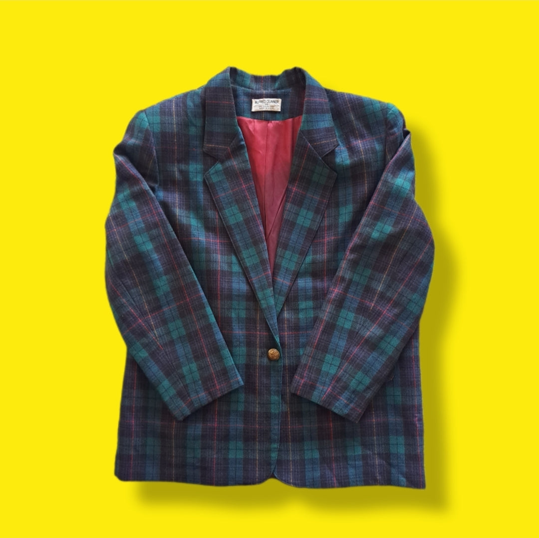 Vintage "Alfred Dunner" Plaid Blazer