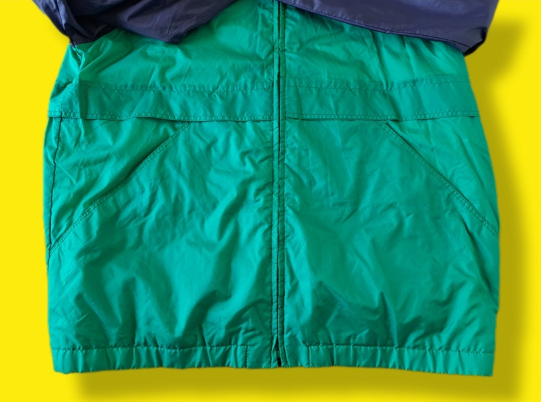 Vintage "Current Seen" Windbreaker Jacket - Green