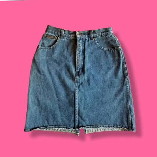 Vintage "Gloria Vanderbilt" Denim Skirt