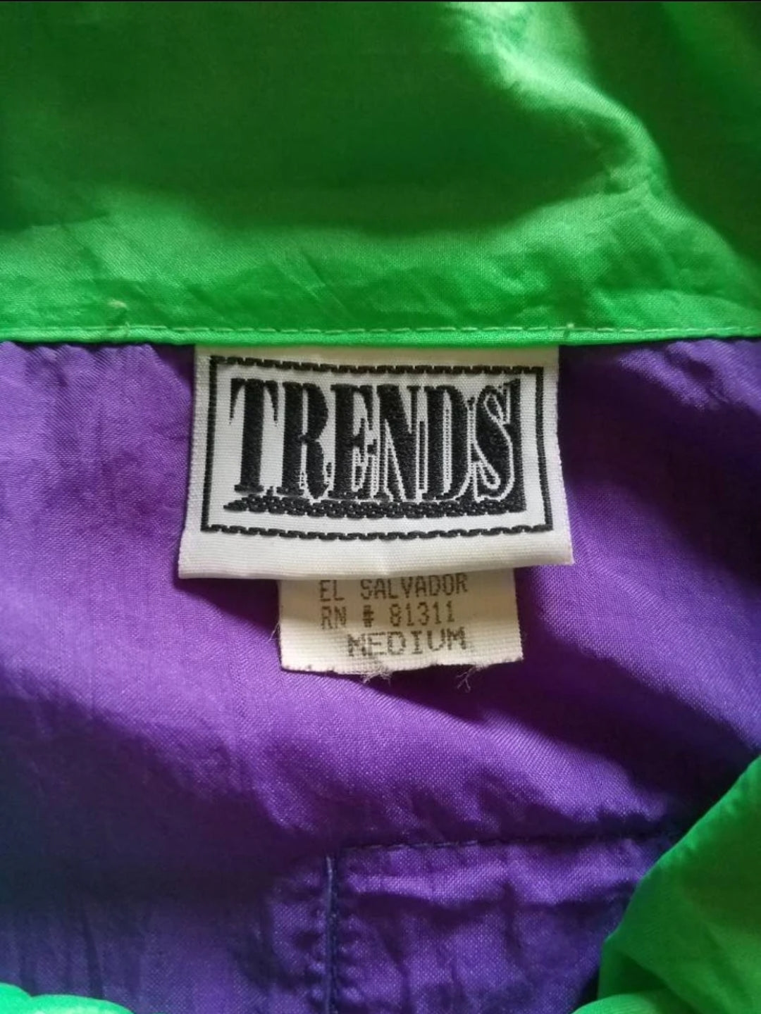 Vintage Neon "Trends" Jogging Track Suit