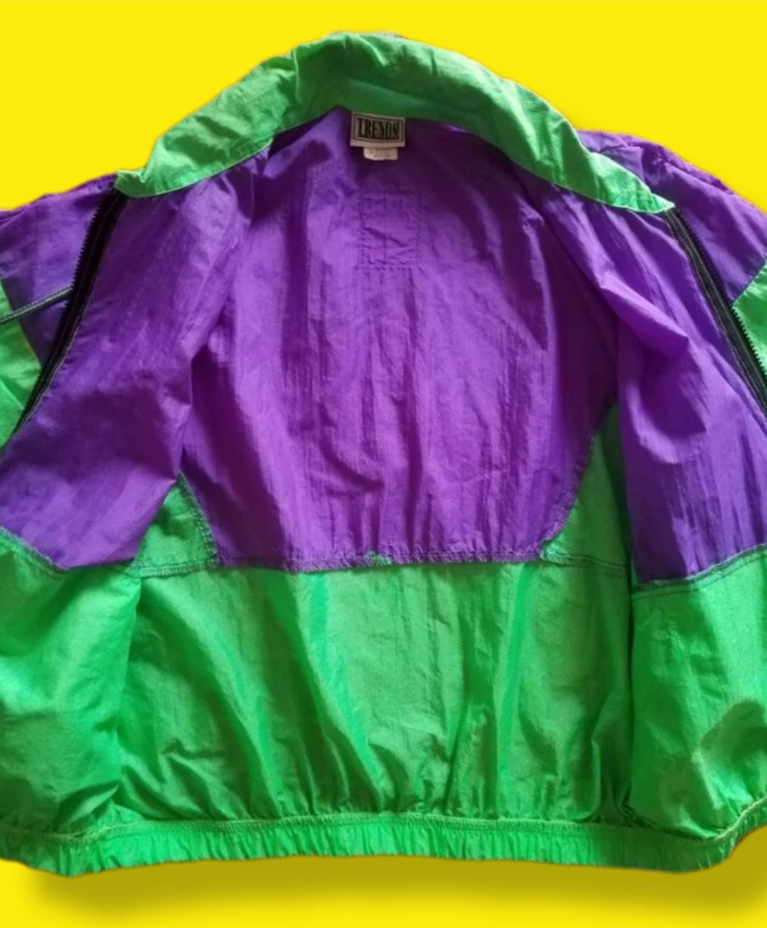 Vintage Neon "Trends" Jogging Track Suit