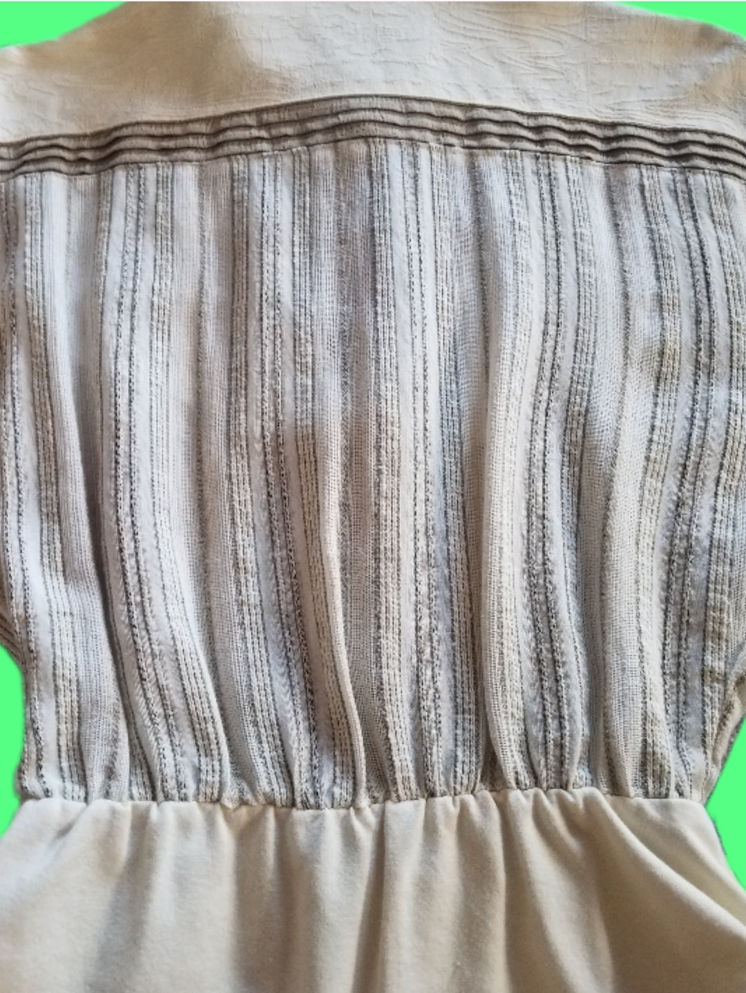 Vintage "Place Vendóme" Striped Bodysuit