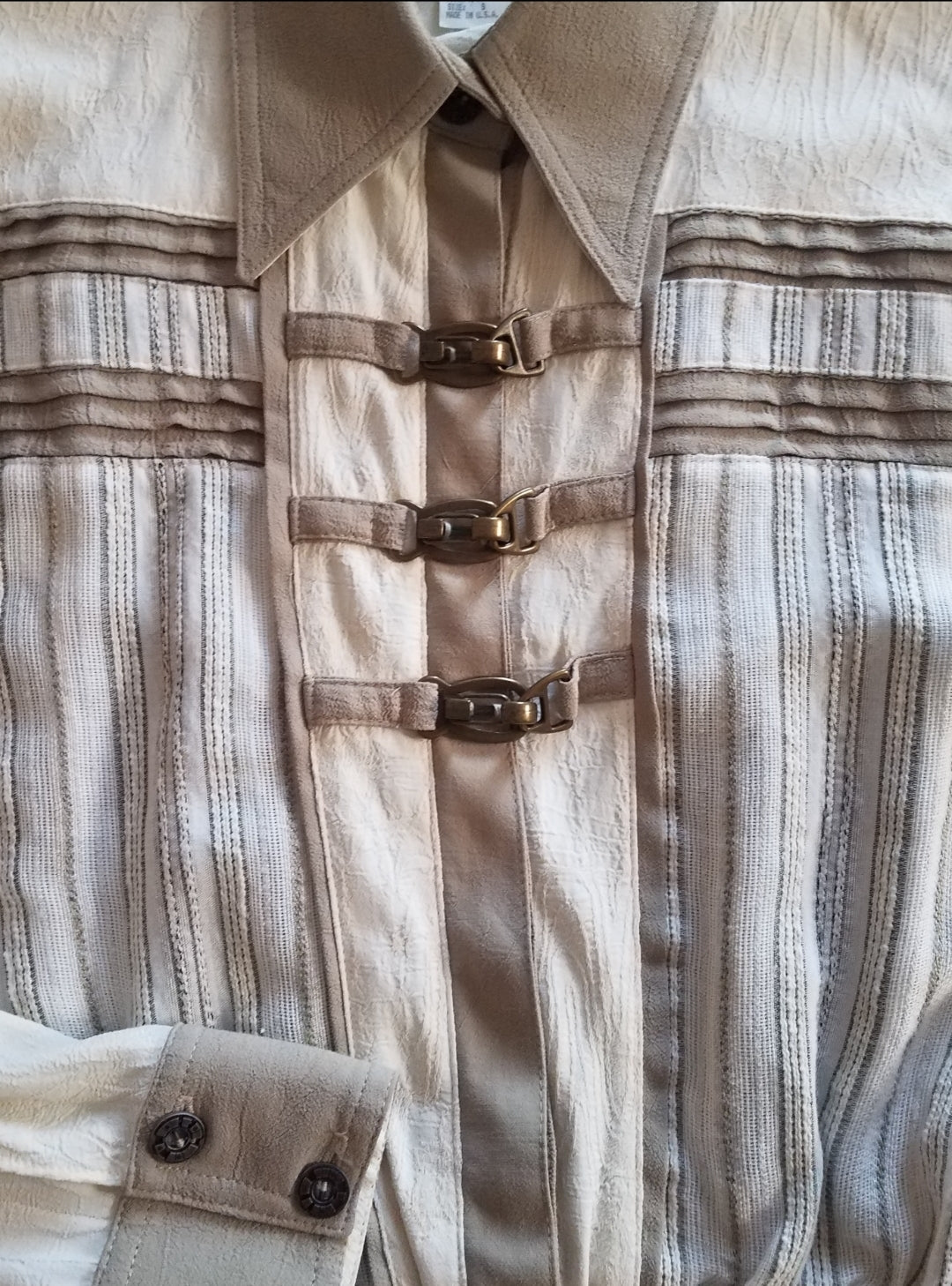 Vintage "Place Vendóme" Striped Bodysuit