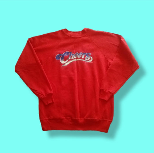 Vintage "Cheers" Single Stitch Raglan Sweatshirt