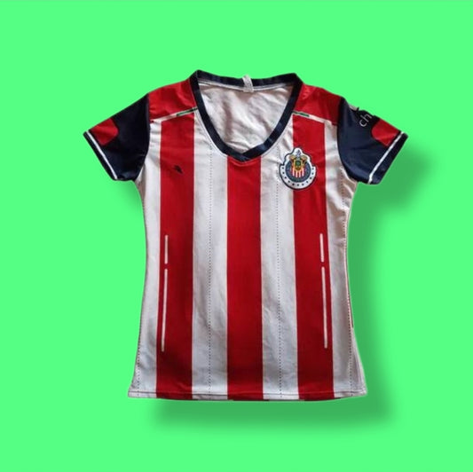 RARE Vintage Striped "Guadalajara Chivas" Soccer Futbol Jersey