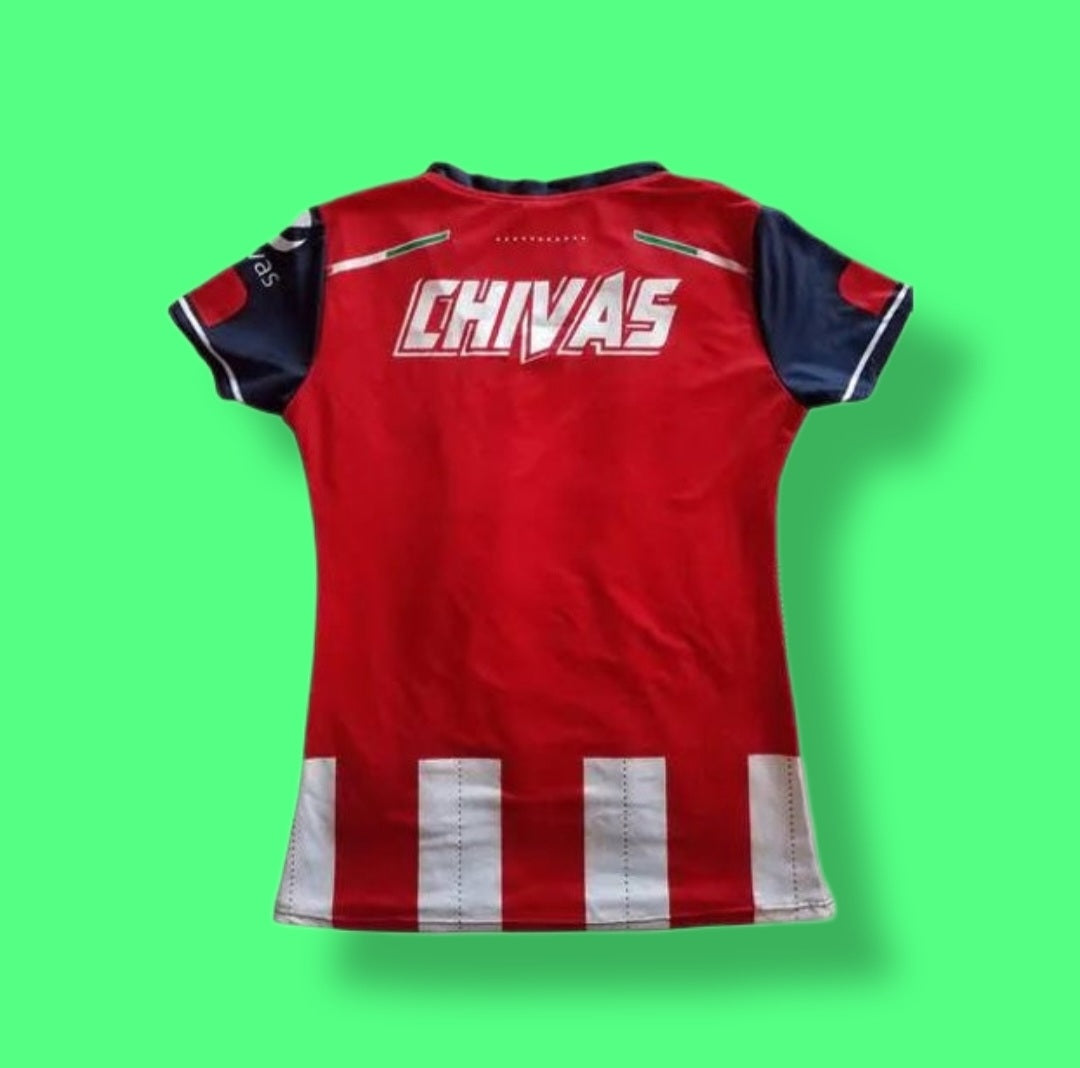 RARE Vintage Striped "Guadalajara Chivas" Soccer Futbol Jersey