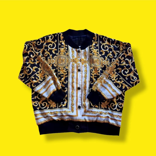 Vintage "Paul Anthony Collection" Silk Bomber Jacket