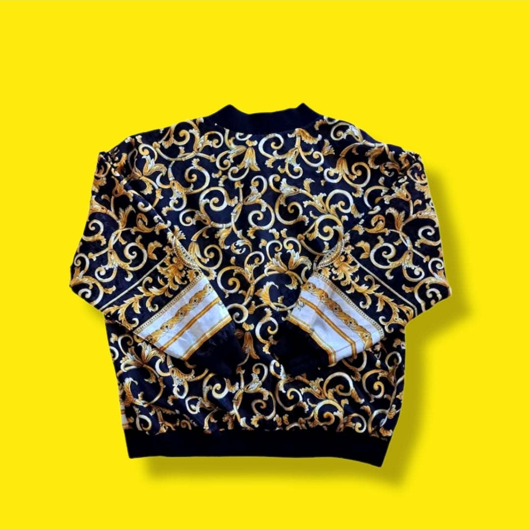 Vintage "Paul Anthony Collection" Silk Bomber Jacket