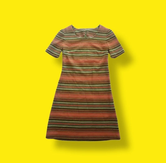 Vintage "Bespoke" Striped Dress