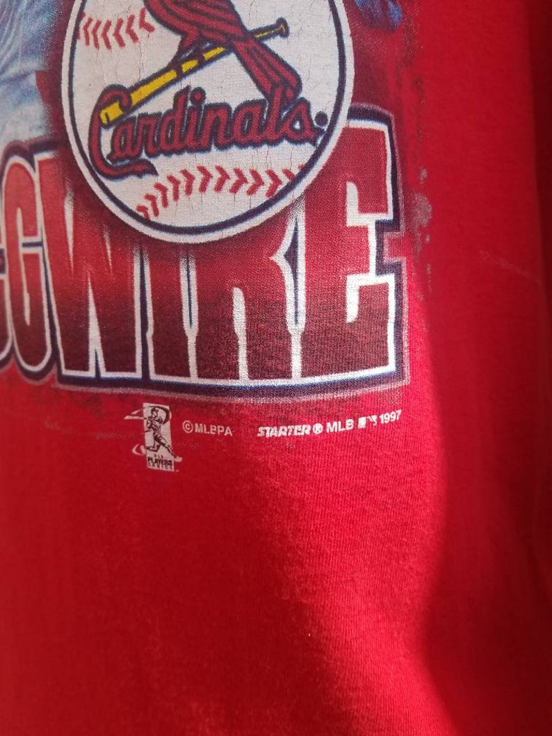 RARE Vintage "St. Louis Cardinals Mark McGwire" MLB Baseball T-shirt