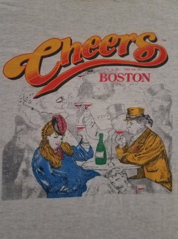 Vintage "Cheers Boston Pub" TV Show Promo T-shirt